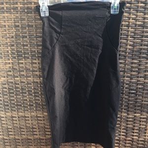 Black pencil skirt